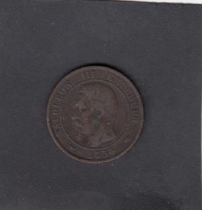 Beschrijving: 10 Centimes NAPOLEON III